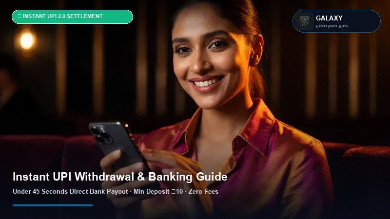 Galaxy Instant UPI Withdrawal & ₹100 INR Deposit Tutorial